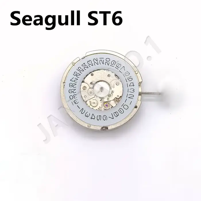 Nouveau véritable mouvement automatique Seagull ST6 chine Tianjin fabriqué ST6312 Date pour hommes à