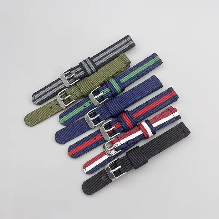 Bracelet en Nylon RUIMOODE pour Montres Traditionnelles, Bracelet de Remplacement Unisexe, Accessoires de Montres Occasions Spéciales