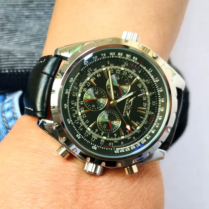 Jaragar haut de gamme marque hommes montre hommes mode montres mécaniques homme décontracté affaires