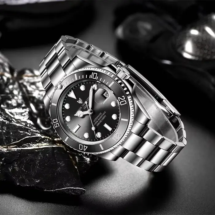 LIGE Top marque de luxe montre automatique pour hommes mode étanche Sport