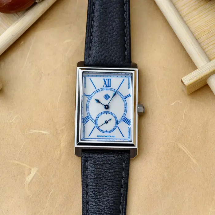 IX&DAO 2026 Nouvelle Montre Carrée à Quartz pour Homme, Qualité Supérieure, Acier Inoxydable, Verre 