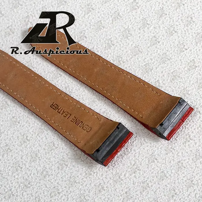 Bracelet de montre en cuir de vachette pour hommes et femmes