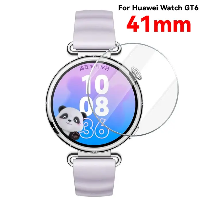 Protecteur d'écran en verre trempé de qualité supérieure pour Huawei Watch GT 6 Pro anti-rayures haute définition facile à installer pour homme et femme occasions spéciales
