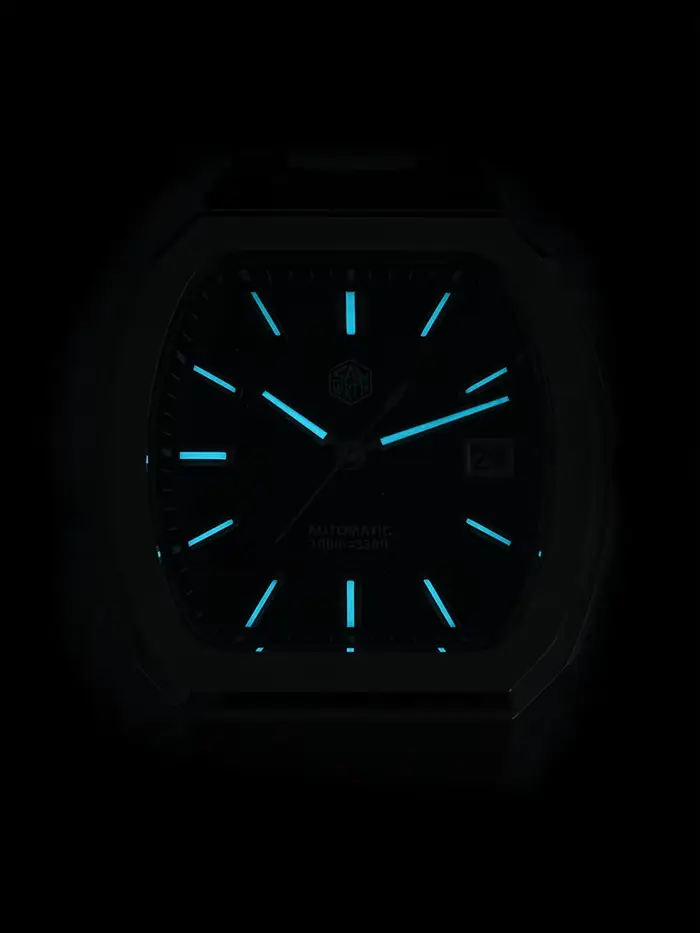 San Martin 39.5mm Tonneau luxe hommes montre cadran minéral sport décontracté PT5000 SW200 automatique mécanique saphir lumineux SN0145