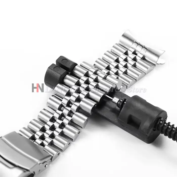 Bracelet de montre en acier inoxydable massif pour Seiko 5 SKX009/007 pour jubilé