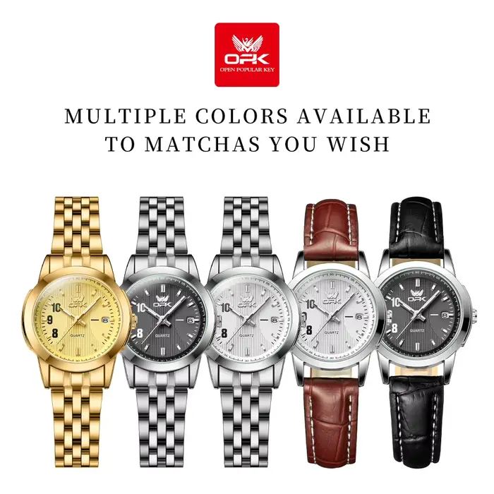 OPK-Montre à Quartz Shoe pour Femme, Mode Décontractée, Marque, 6021