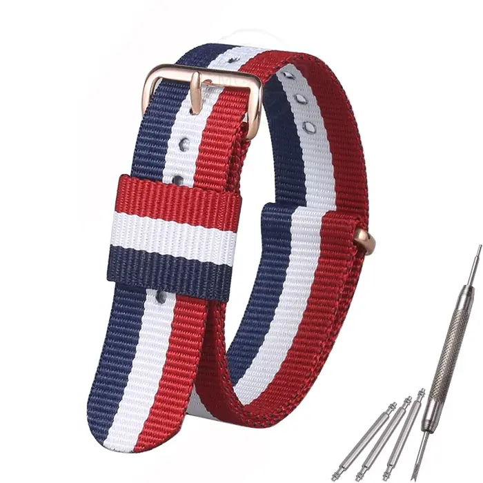 Bracelet en Nylon 16mm 18mm 20mm