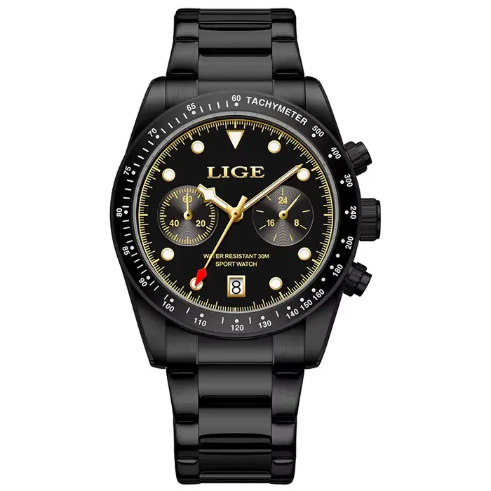 Nouvelle Montre Homme 2026 LIGE – Montre à Quartz de Luxe de Marque Supérieure pour Homme, Sportive,