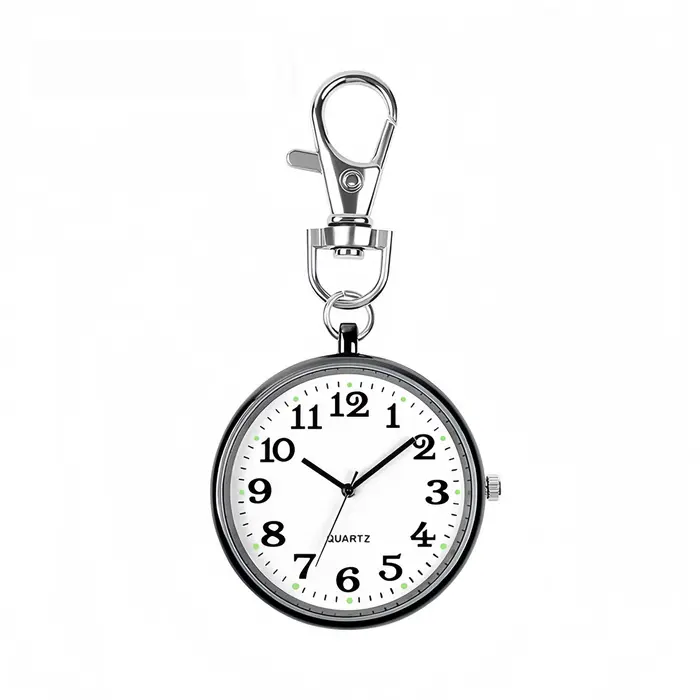 Montre à gousset — Nouvelle montre de poche à quartz miniature mignonne avec porte-clés, montre à qu