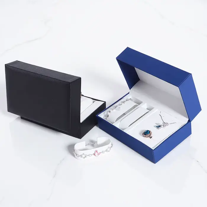 Boîte à montres en cuir PU pour femme et homme