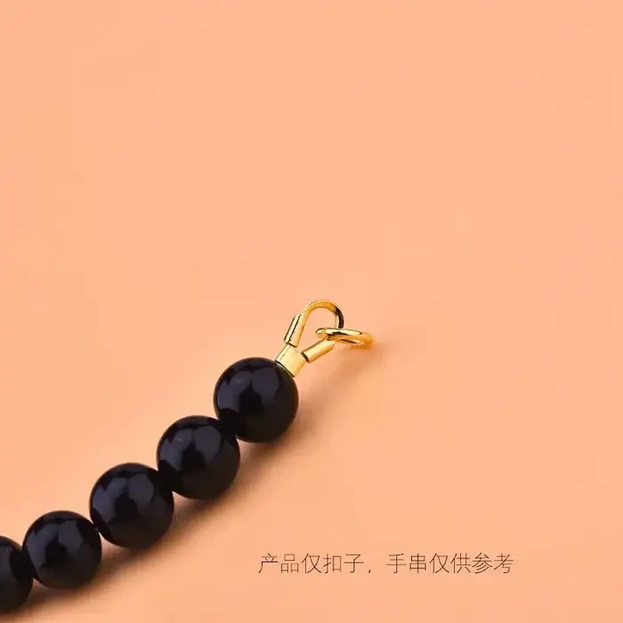 Accessoires de boucle de collier en argent regardé S925