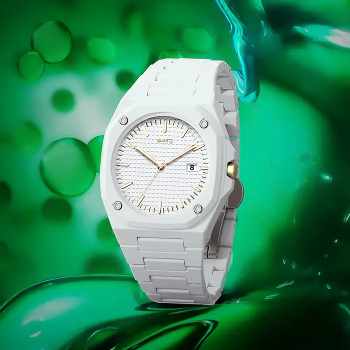 Montre à Quartz créative en Polycarbonate