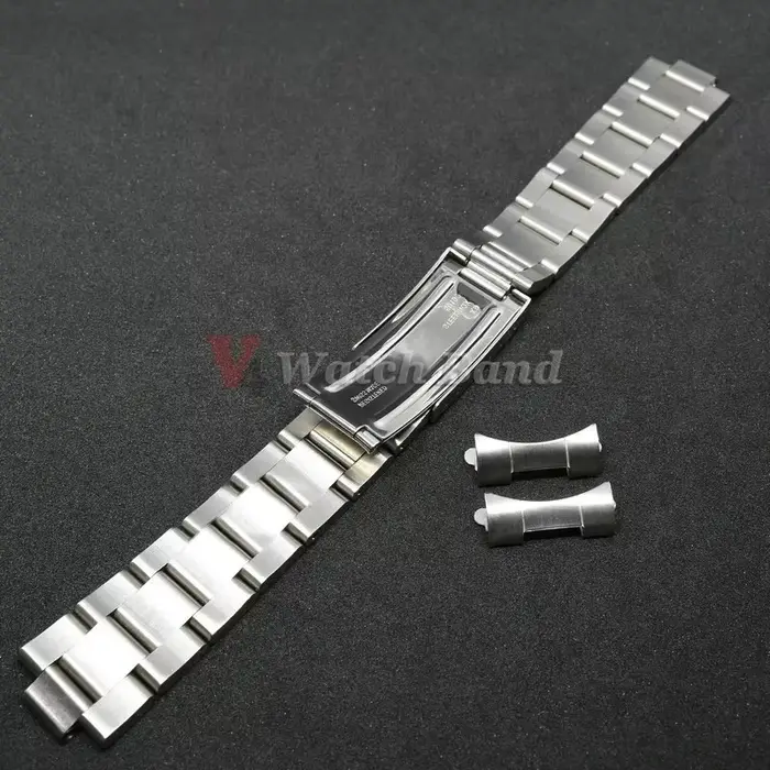 Bracelet de montre à extrémité incurvée pour Oyster Perd'interface ual Air King