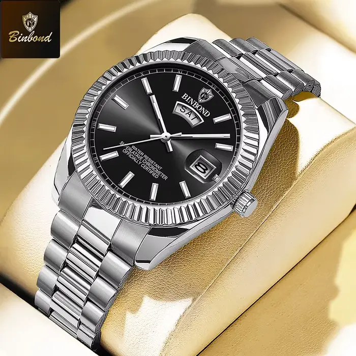 Montre sport de luxe BINBOND pour homme