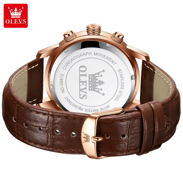 Montre-bracelet chronographe Shoous pour homme