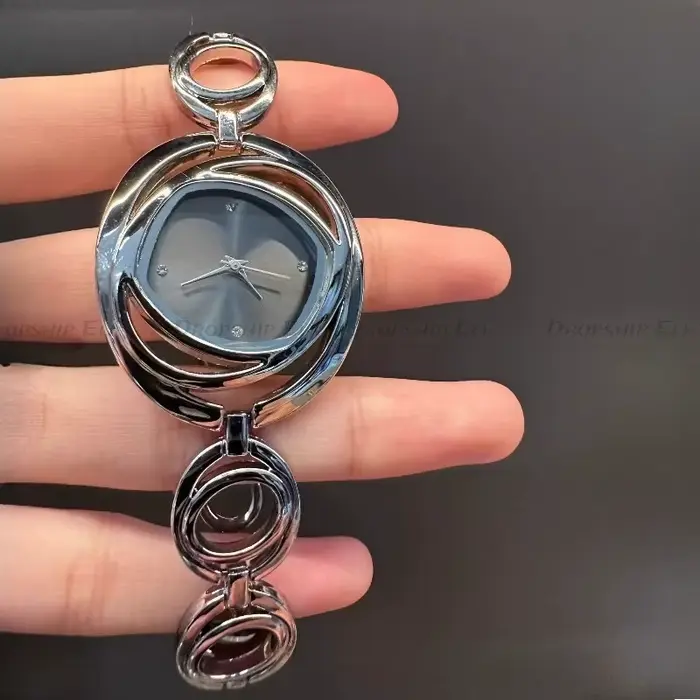 Montre-Bracelet en or classique de luxe pour femmes montres de mode Bracelet en alliage cadran rond
