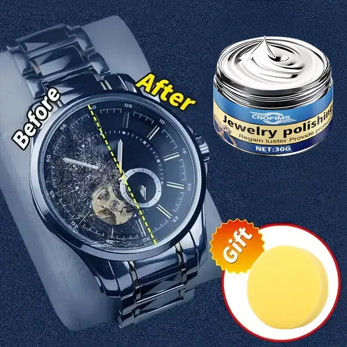 Pâte à polir pour montres – Instantané : restaurateur multi-surfaces pour montres/bijoux/cadres de t