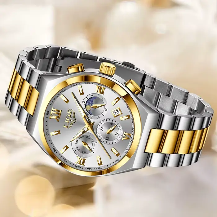 LIGE Top marque Montre de luxe femmes Simple dames analogique Quartz montres mode décontracté étanche Femme horloge