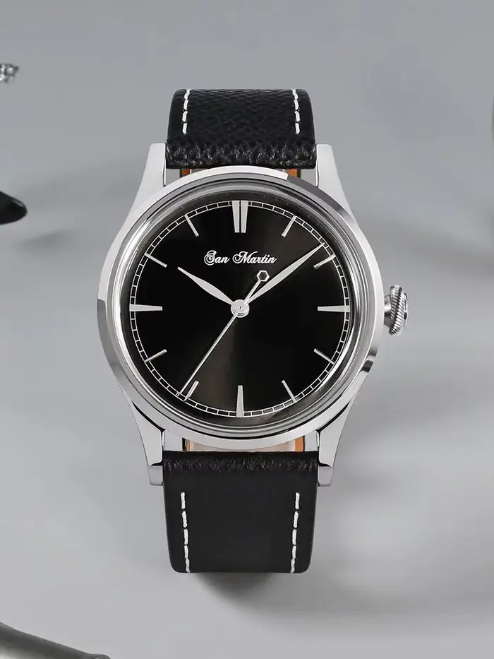 San Martin 38mm montre automatique pour hommes montres mécaniques poignet à remontage
