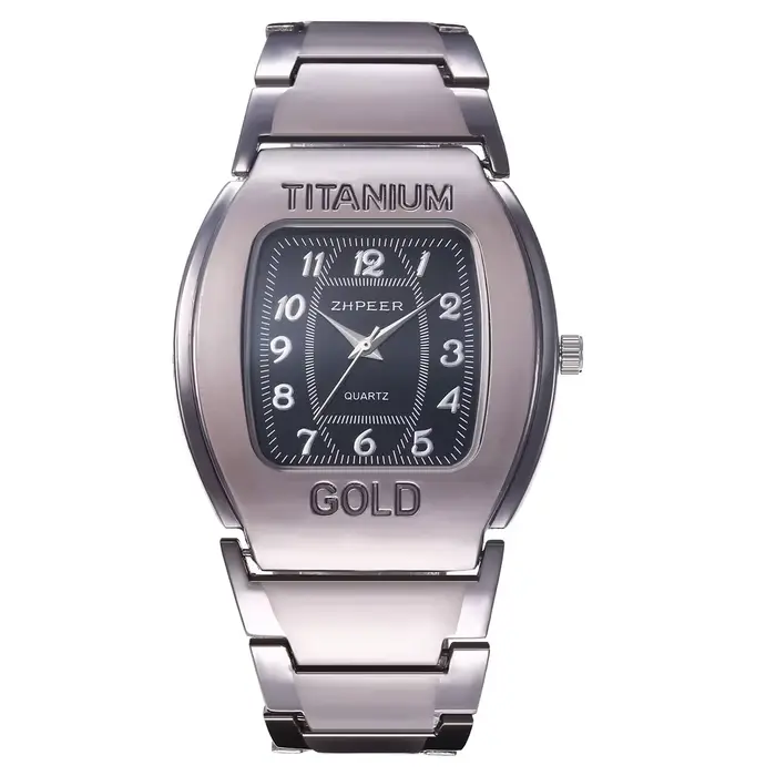 Nouvelle mode hommes de luxe Tonneau montres pour homme célèbre affaires en acier inoxydable montre 