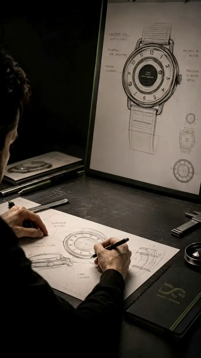 Montre à quartz pour homme