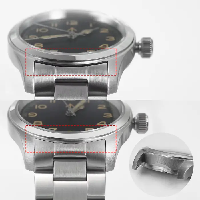 Militado ML08 montre militaire VH31 mouvement à Quartz Double cristal saphir C3 BGW9 lumineux 10Bar étanche 38mm
