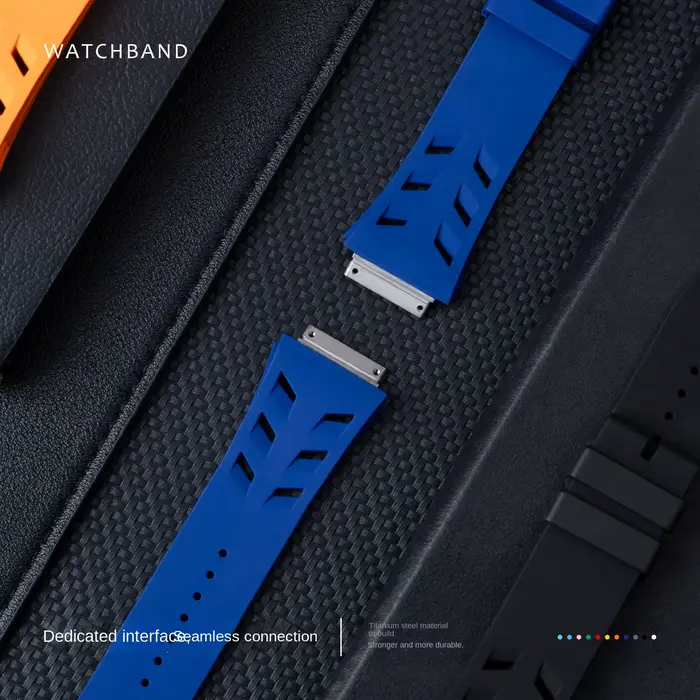  RM67-01/RM67-02 Bracelet de montre | Bande de caoutchouc fluoré de 24mm pour Richard Miller