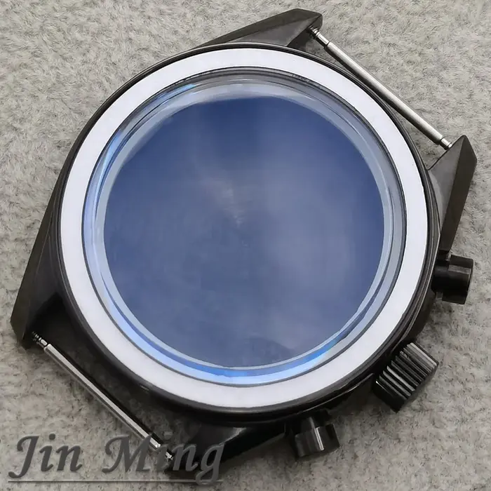 Montre chronographe VK63 39.7mm avec boîtier en acier inoxydable design moderne et résistance à l'eau 10ATM pour hommes et femmes occasions spéciales