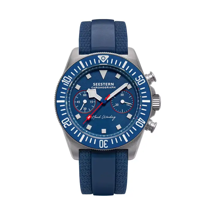 SEESTERN – montre-bracelet mécanique pour hommes, chronographe, mouvement ST1901, lumineux, étanche,