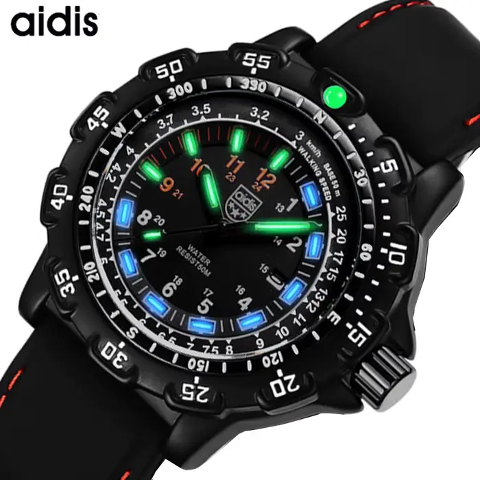 Montre Forces Spéciales Addies étanche plongeur lumineuse pour homme aventuriers randonnée plongée occasionnels