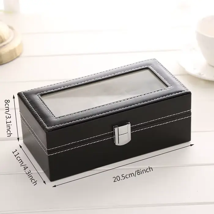 Boîte à montres en cuir pour la maison