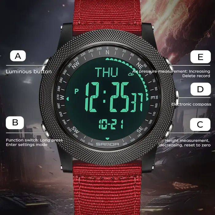 Montre pour homme SANDA durable