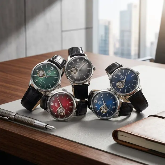 Montre mécanique automatique Orient Open Heart pour homme