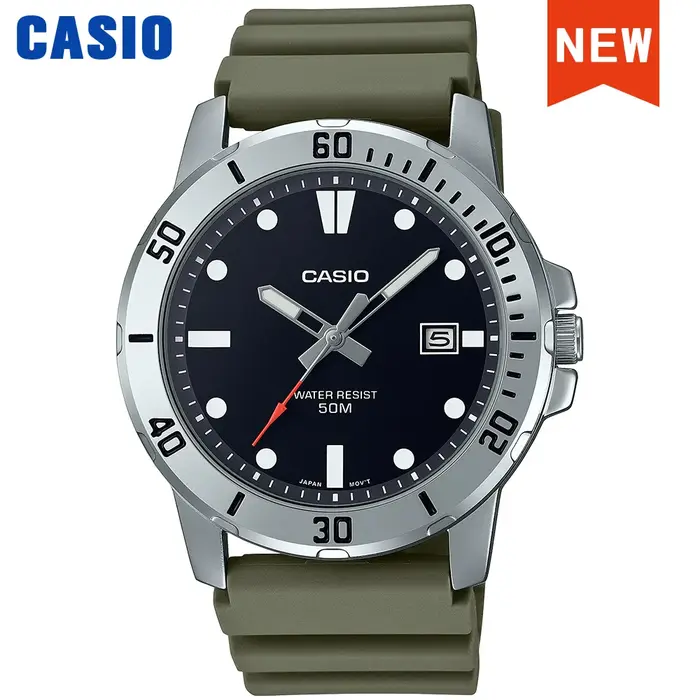 Mol montre pour hommes affaires mode bracelet en résine atmosphérique étanche série MTP-VD01