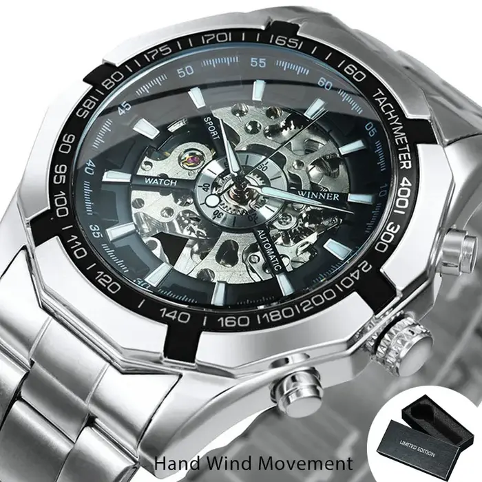WINNER – montre squelette pour hommes