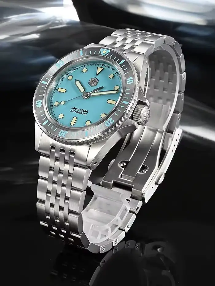 San Martin Bracelet en acier brossé