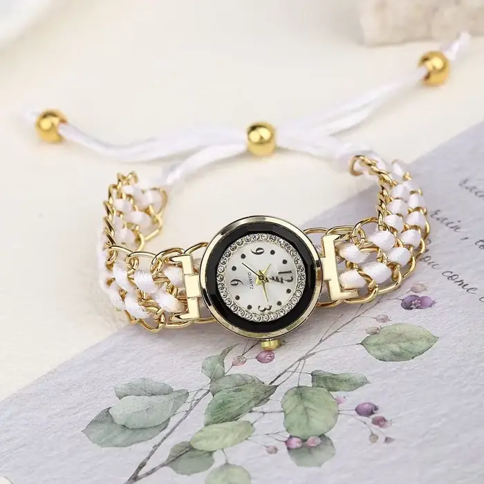 JOWinding-Montre-bracelet à quartz analogique pour femme, mouvement à la mode, style simple, ULogo