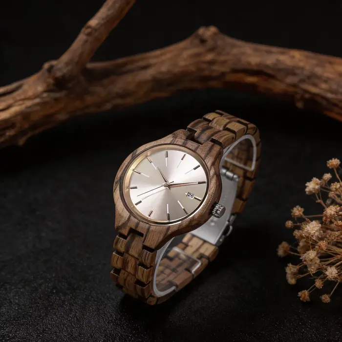 Montre en bois pour femme