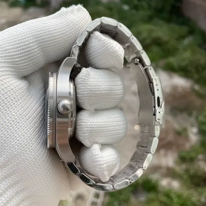 Montre de plongée STEELDIVE SD1952 avec lunette céramique et bracelet en cuir pour homme résistant à l'eau 300m