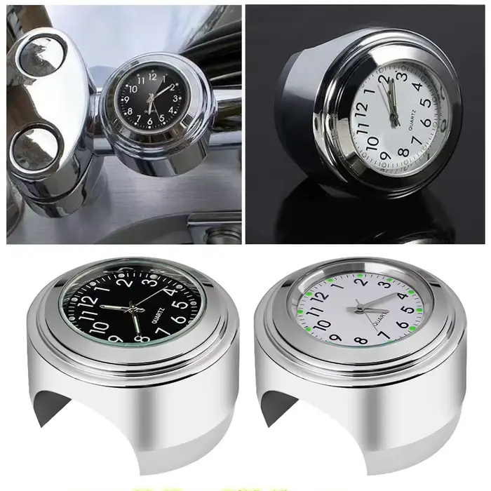 Montre de moto étanche avec jauge de température en aluminium pour motards et amoureux de la route occasions spéciales