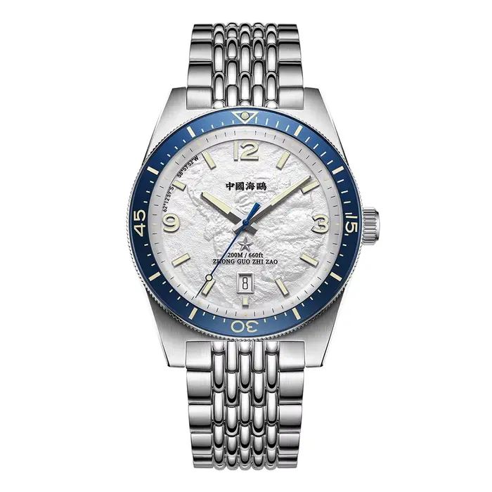Seaghydr-Montre mécanique de luxe pour hommes, montre étanche, miroir saphir multifonction, expéditi