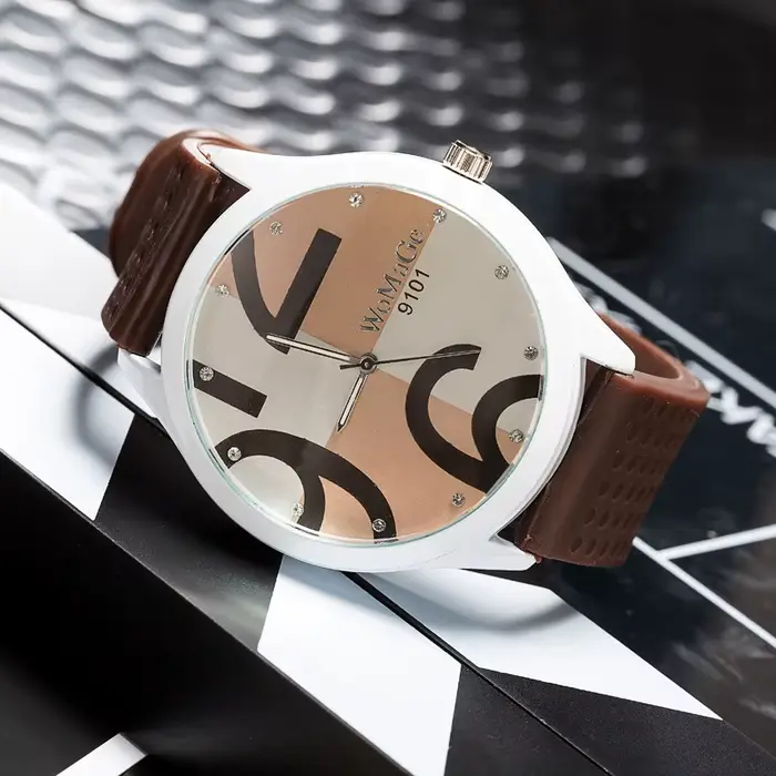 Womage montre femmes vert montres mode grand nombre