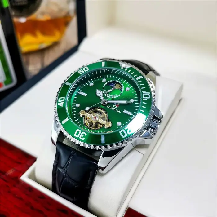 Montre mécanique pour hommes de la série Top Luxury
