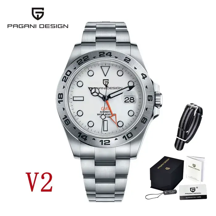 Montre mécanique automatique Pagani Design 2026, nouvelle collection pour homme, 42 mm, lumineuse BG