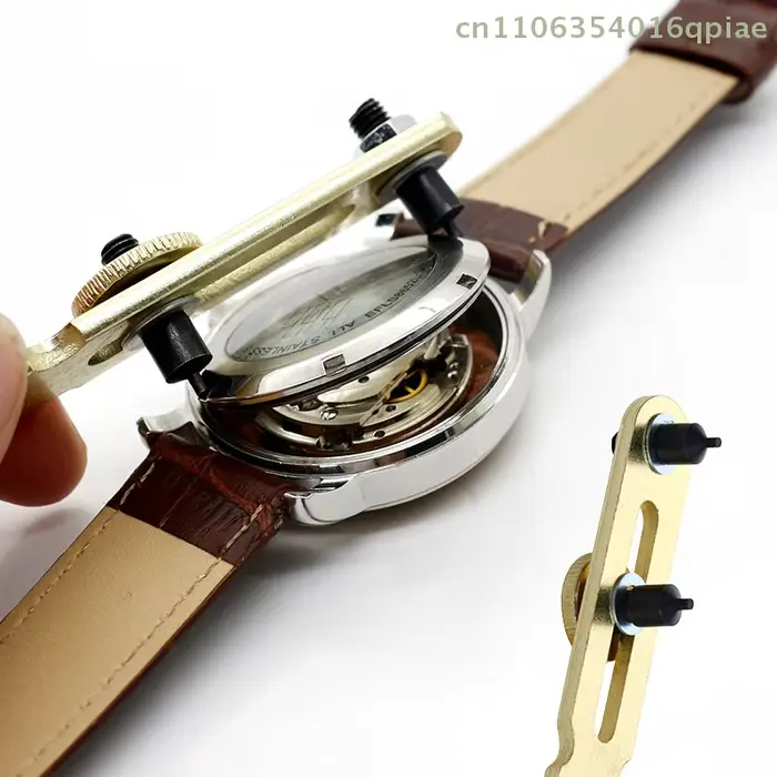 Outil de réparation de montres (Summer4) : Ouvre-boîtier réglable