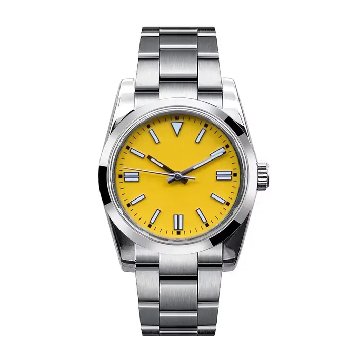 36/39mm personnalisé Relogio Masculino saphir cristal automatique lunette diagonale montre pour homm