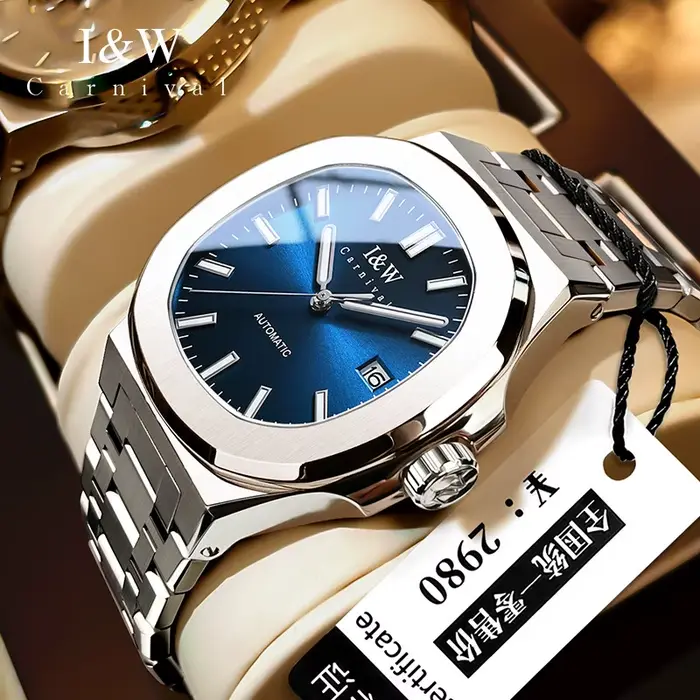 Montre mécanique de luxe Carnival Brand IW Series