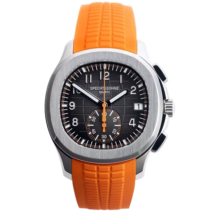 Produits de livraison directe 2025 hommes montre Specht & Sohne japon chronographe Quartz montre-bracelet or Rose Relogio Masculino 50M étanche