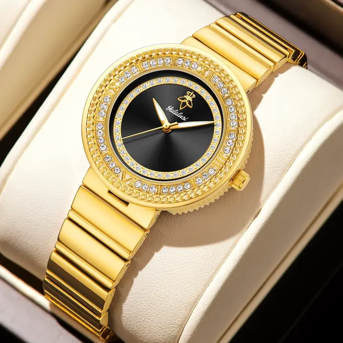 Marques de montres pour femmes : montres-bracelets de luxe serties de diamants