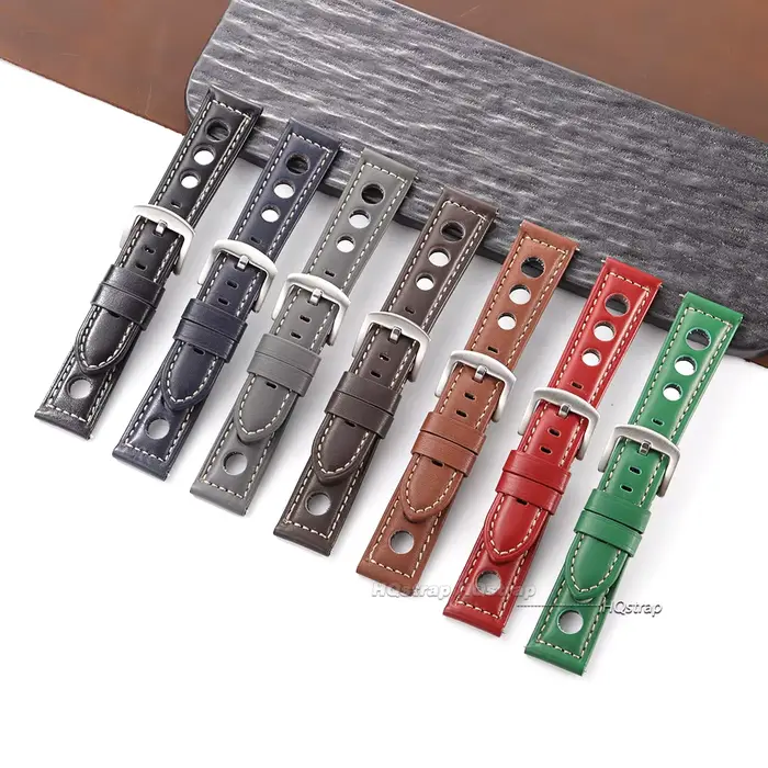 Bracelet de montre en cuir de vache Vintage